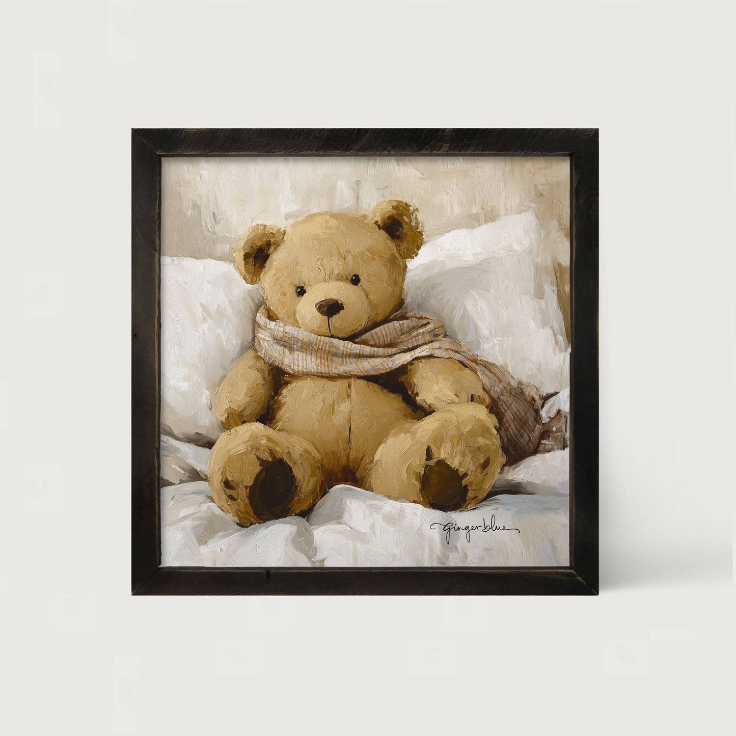 White Scarf Teddy Bear