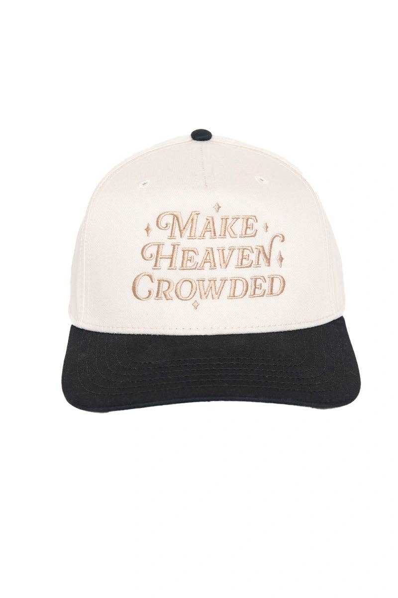 Make Heaven Crowded Vintage Trucker Hats