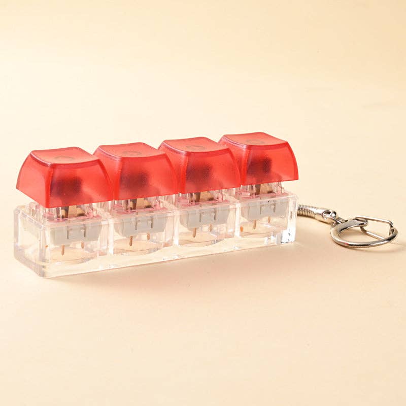 Keychain Fidget Pop Button Stress Relief Toy