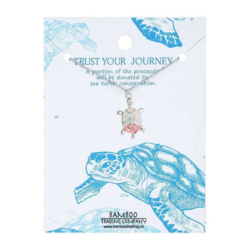 Necklace Trust Your Journey Cherry