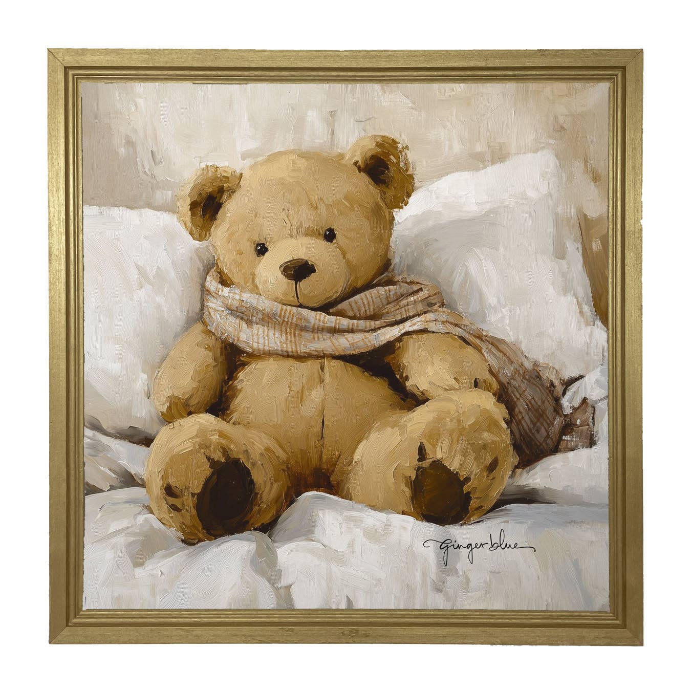 White Scarf Teddy Bear