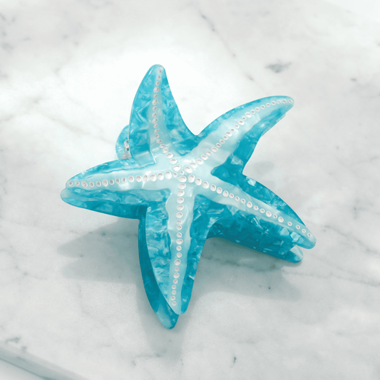 Eco Friendly Starfish Hair Clips, Large