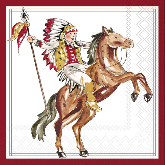 Paper Cocktail Napkins 20 Ct Riding Sentinel Hometown Pride