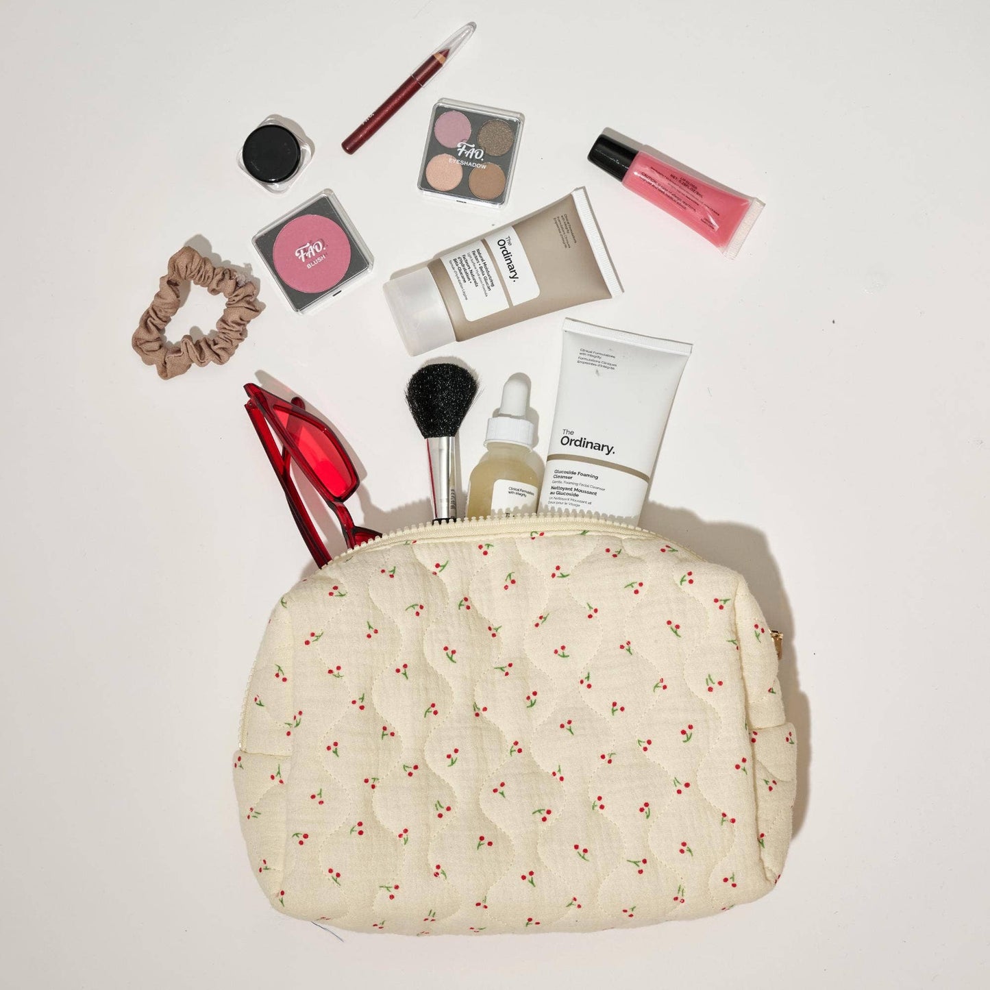 Quilted Keeper Cosmetic & Travel Organizer Pouch