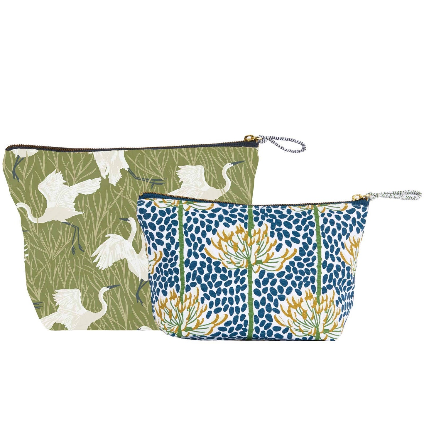 Egret & Reed Essential Canvas Pouch Set of 2