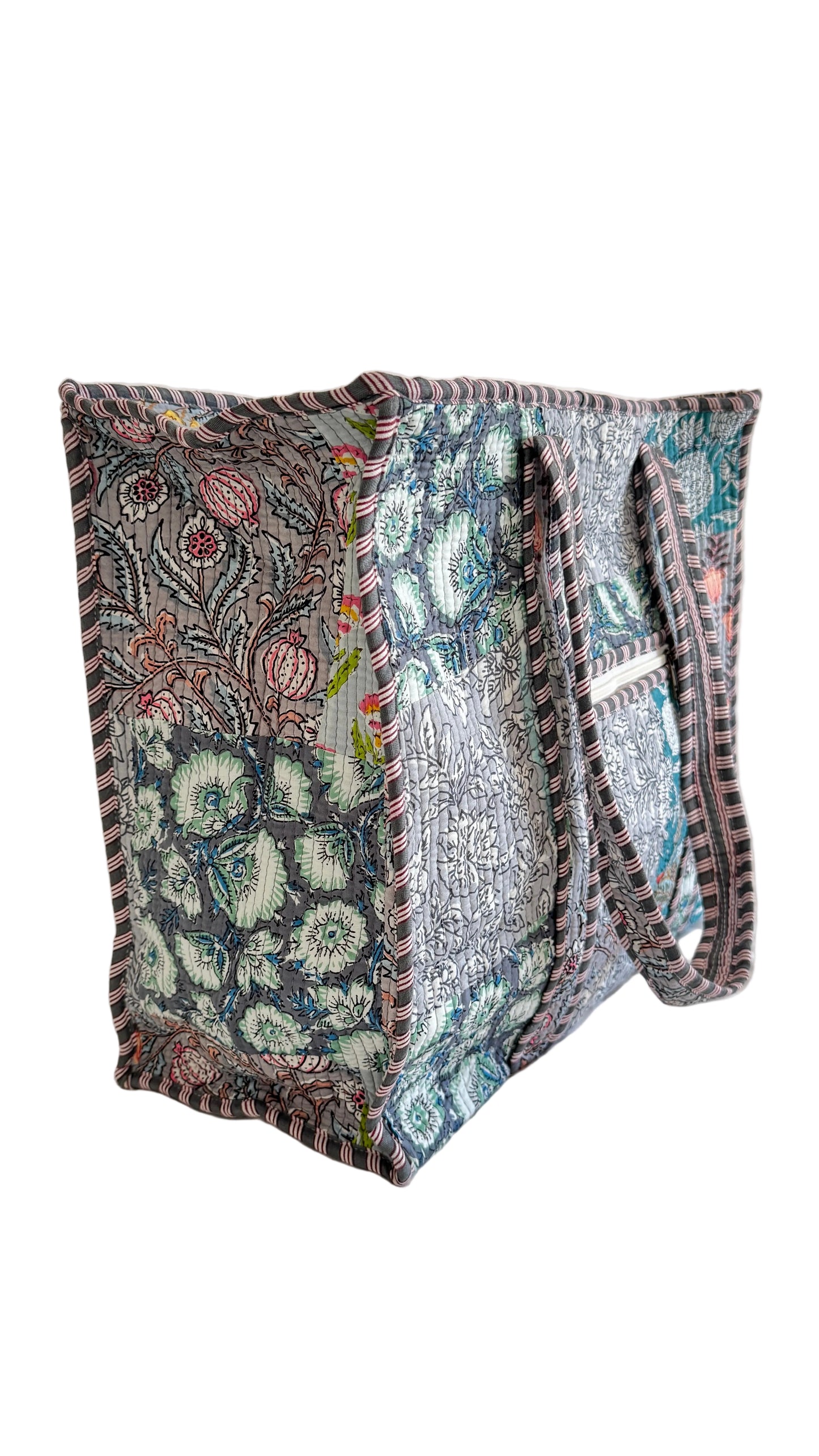 The Roots Large Patchwork Tote Bag- Various Patterns