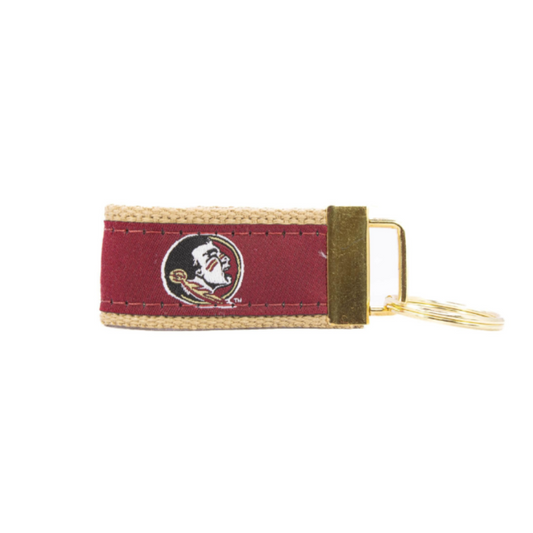 Florida State Seminoles Collegiate Woven Ribbon Key Chain