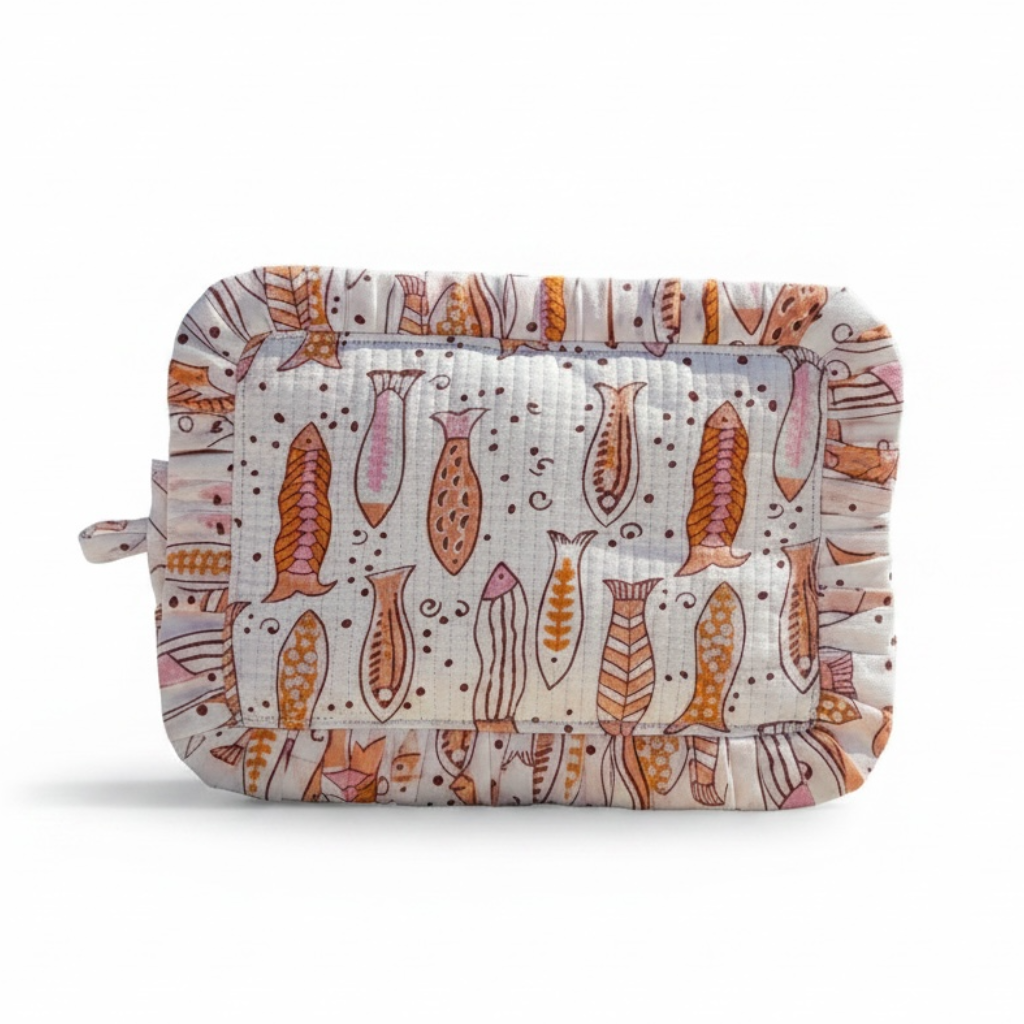 Fish Cosmetic Bag