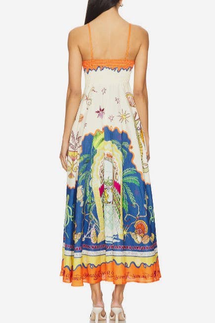Unique Jellyfish & Sea World Graphic Sundress