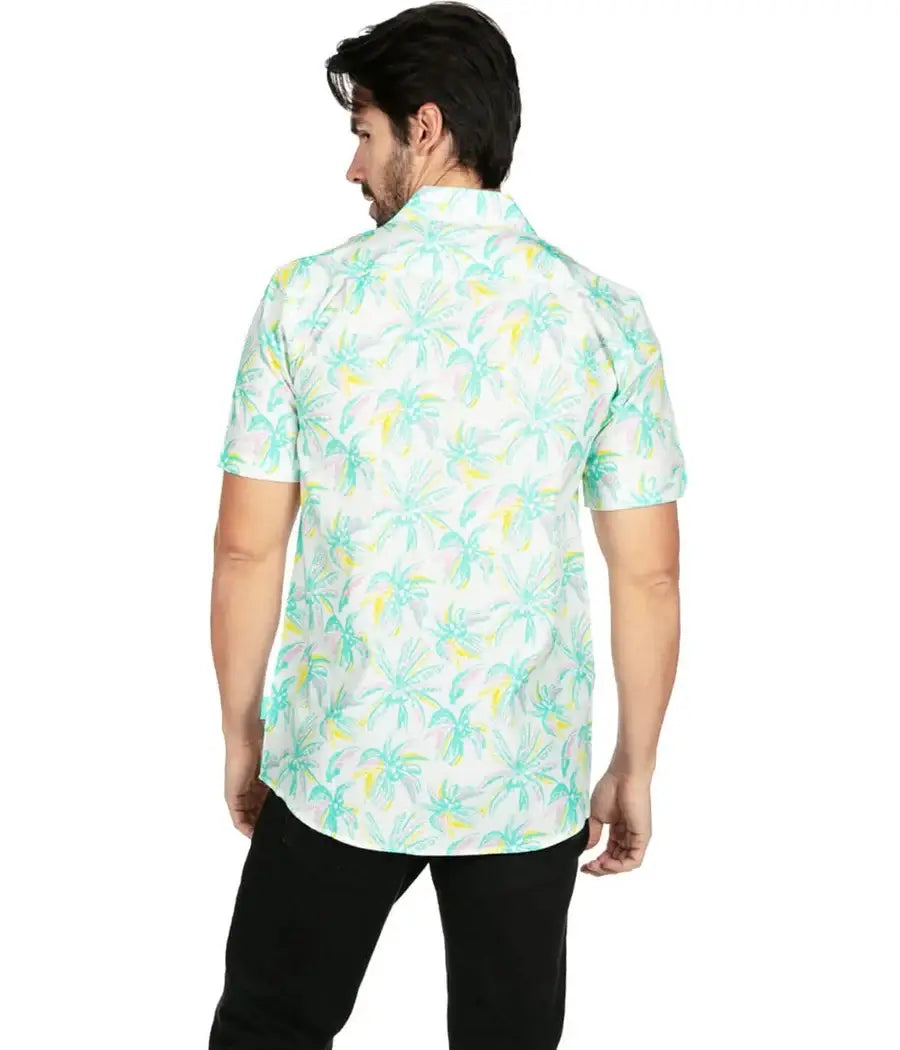 Vibrant Vacation Men's Hawaiian Shirt - Tropical Button Down