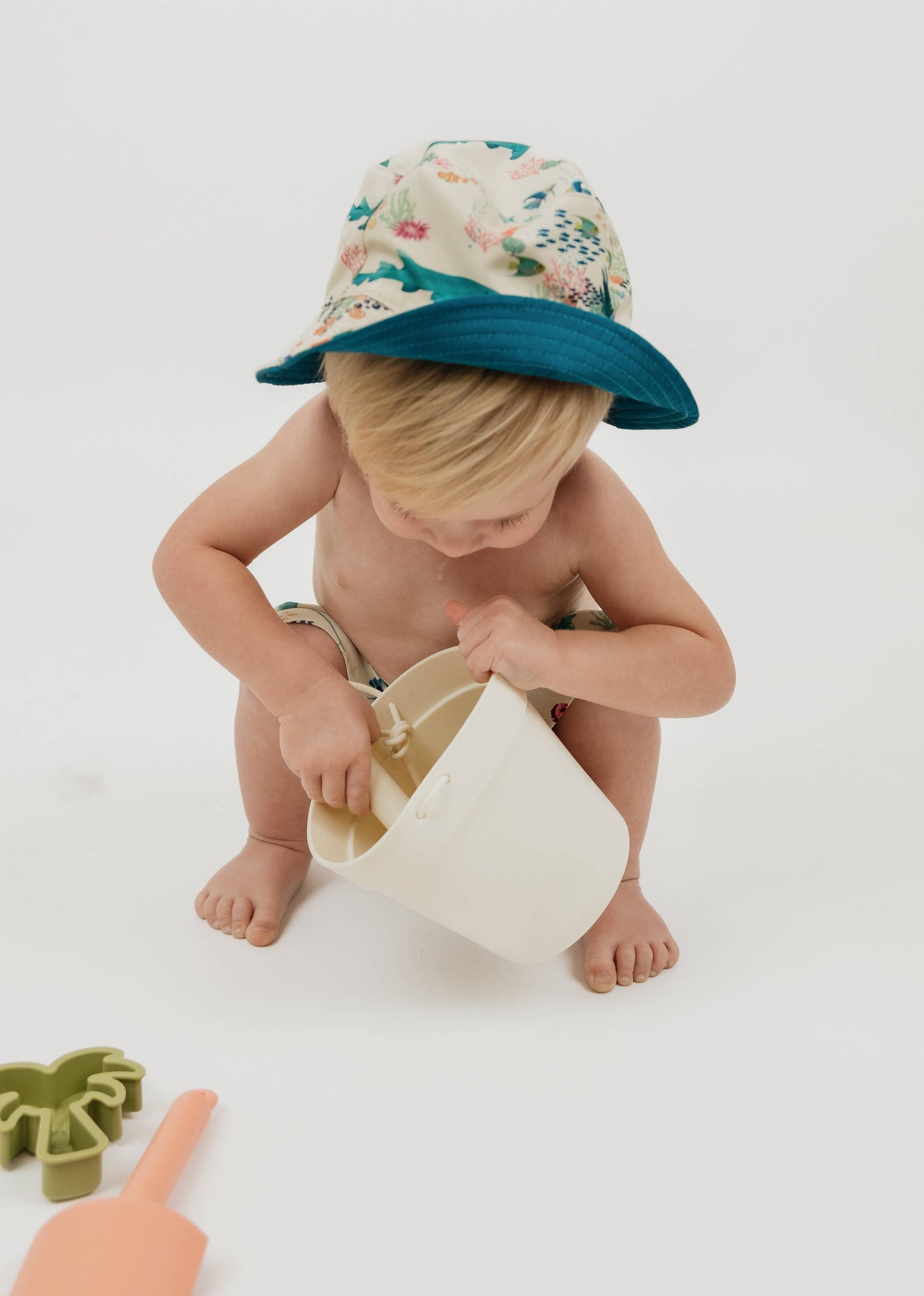 Coral Reef Reversible Bucket Hat