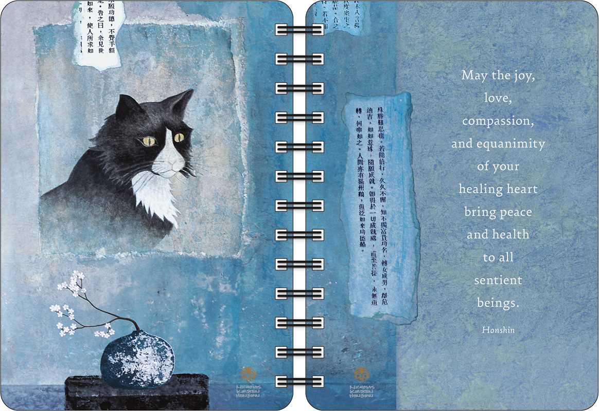 Zen Cat 2027 Weekly Planner Calendar by Kirsten-Honshin  Nicholas