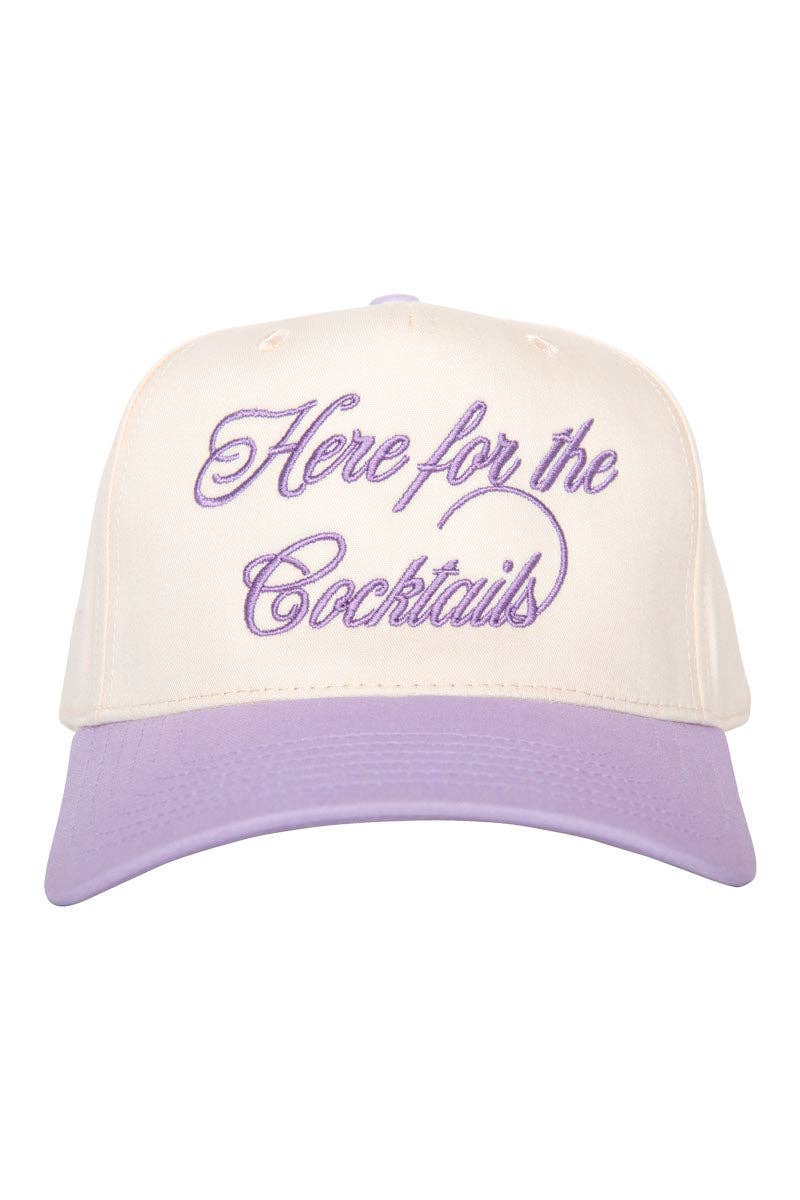 Here For the Cocktails Two-Toned Vintage Hat Grad Gift Idea