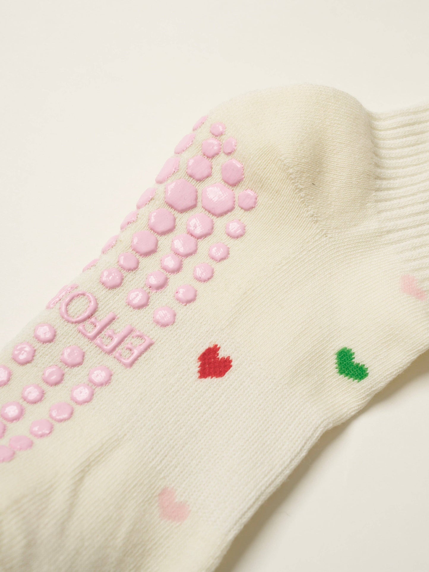 Mini Heart Petal Grip Sock- Pilates Socks