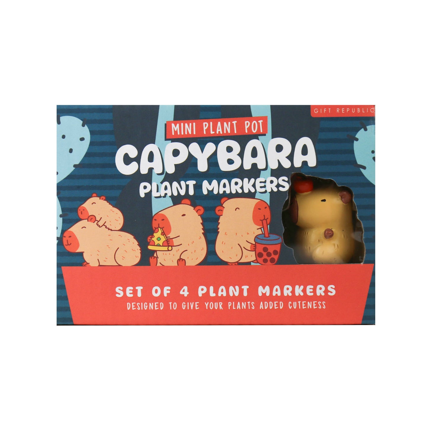 Capybara Plant Markers