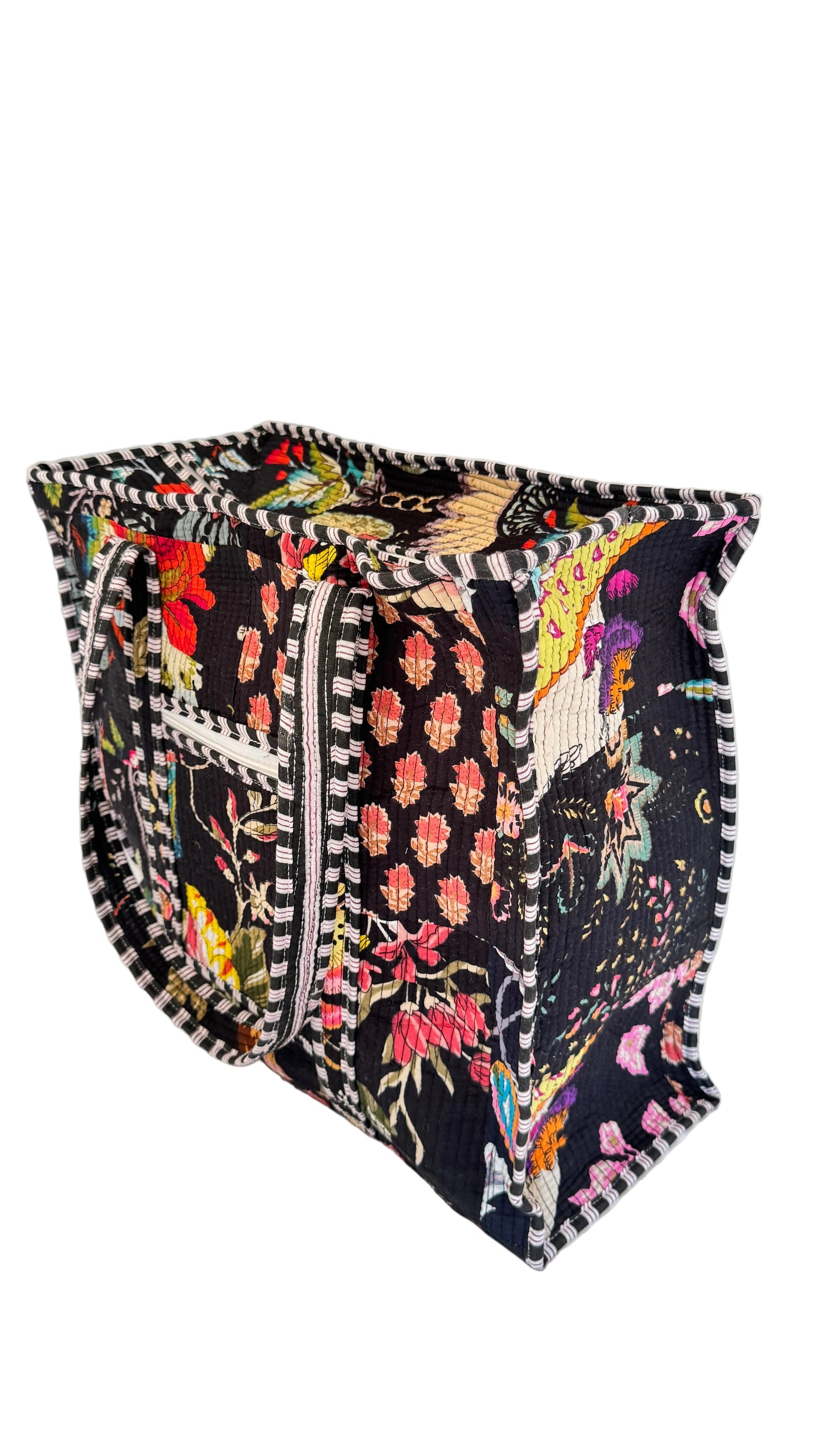 The Roots Large Patchwork Tote Bag- Various Patterns