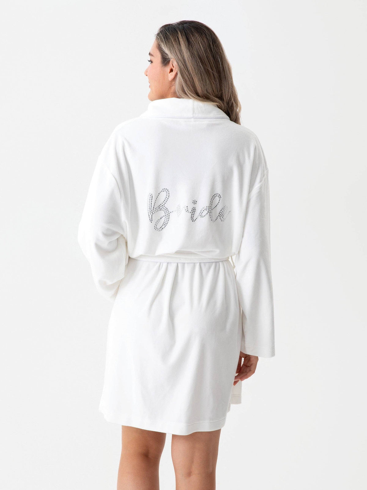 “Bride” Robe, White
