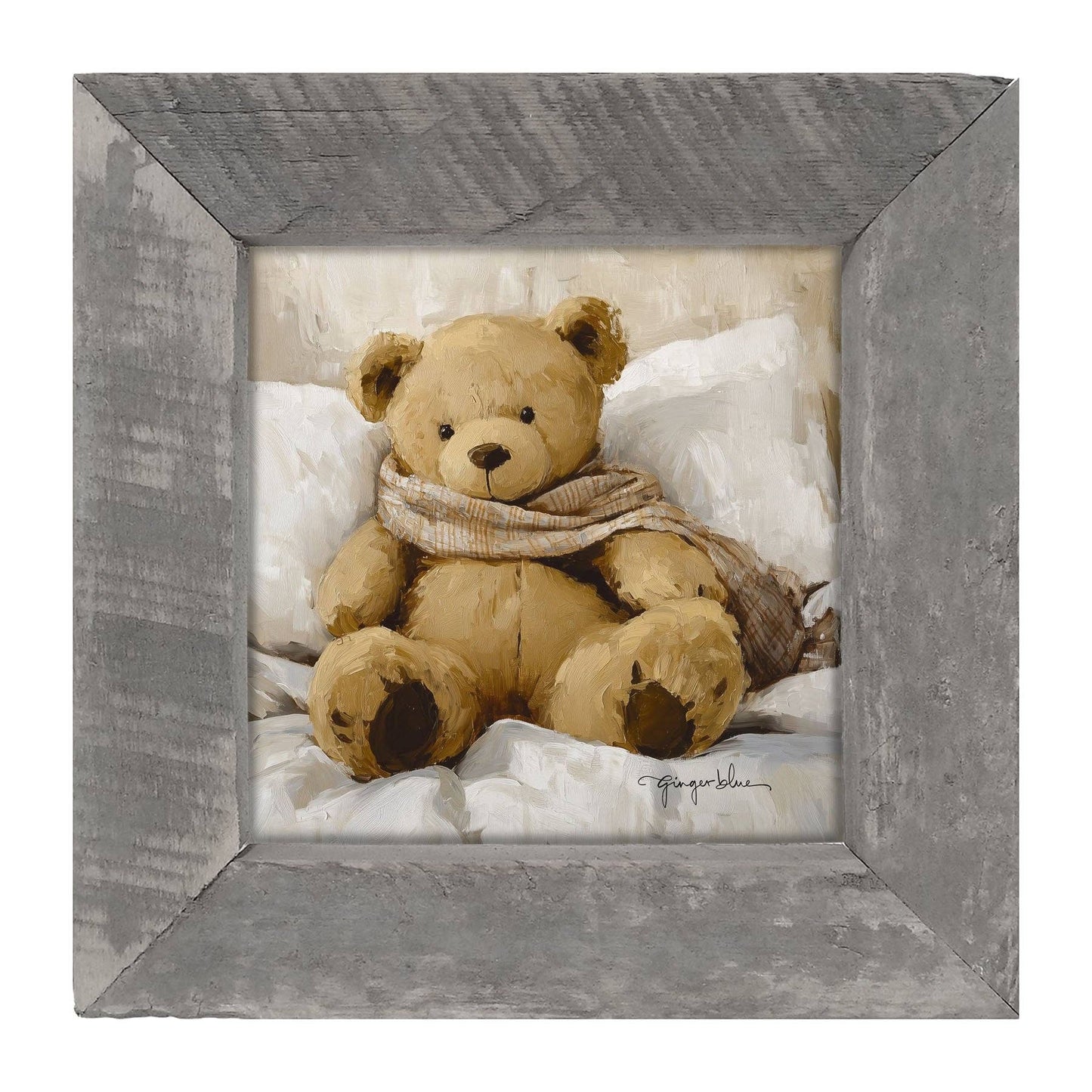 White Scarf Teddy Bear
