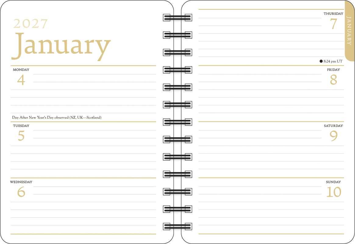 Zen Cat 2027 Weekly Planner Calendar by Kirsten-Honshin  Nicholas