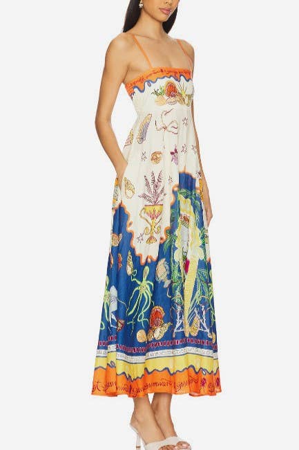 Unique Jellyfish & Sea World Graphic Sundress