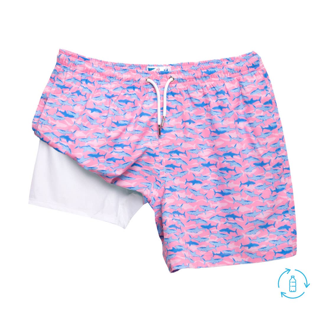 Pink Sharks - 6 inch with liner