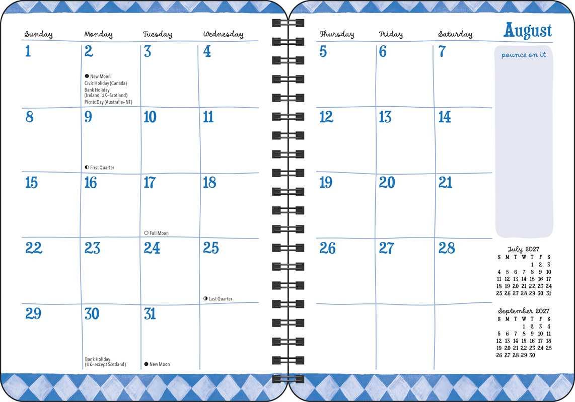 Sally Welchman 2027 Monthly/Weekly Planner Calendar by Sally  Welchman