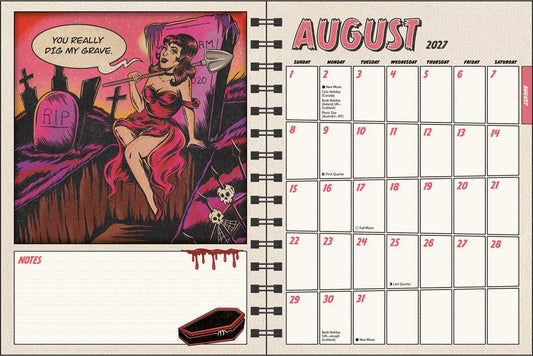 Tragic Girls 2027 Monthly/Weekly Planner Calendar by Katie  Mansfield
