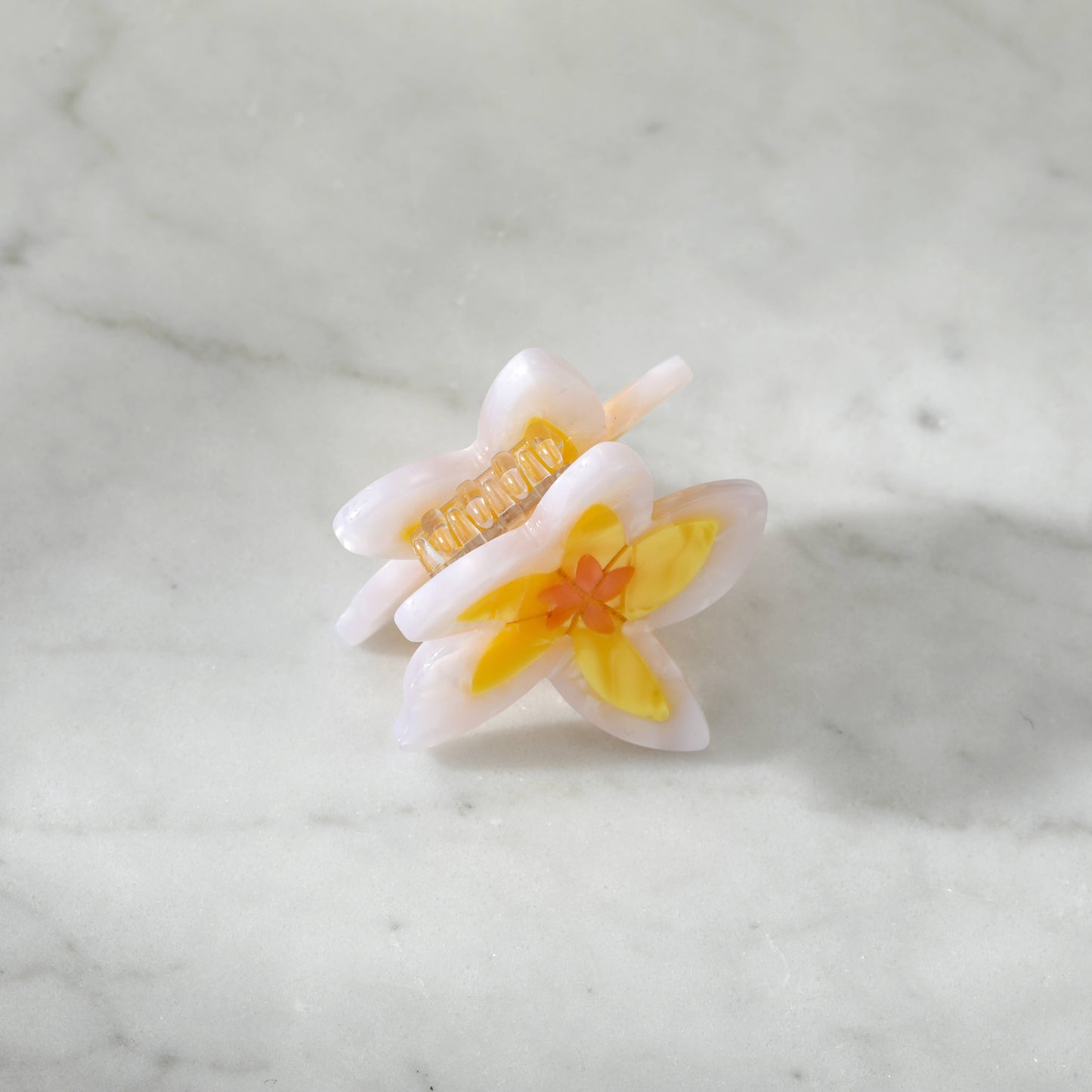 Eco-Friendly Plumeria Frangipani Flower Hair Clip