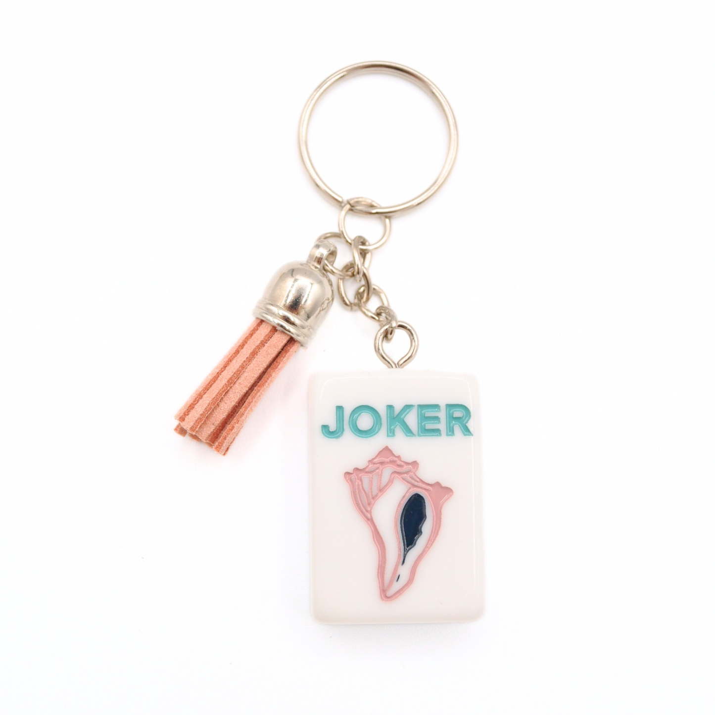 Mahjong Tile Keychain Whelk Joker
