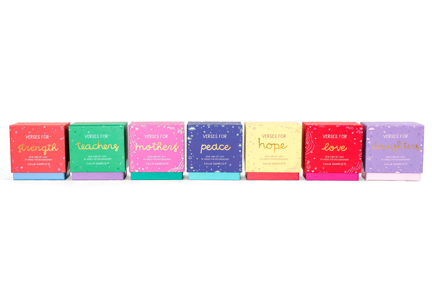Verses for Love – Bible Verse Card Set with Display Stand