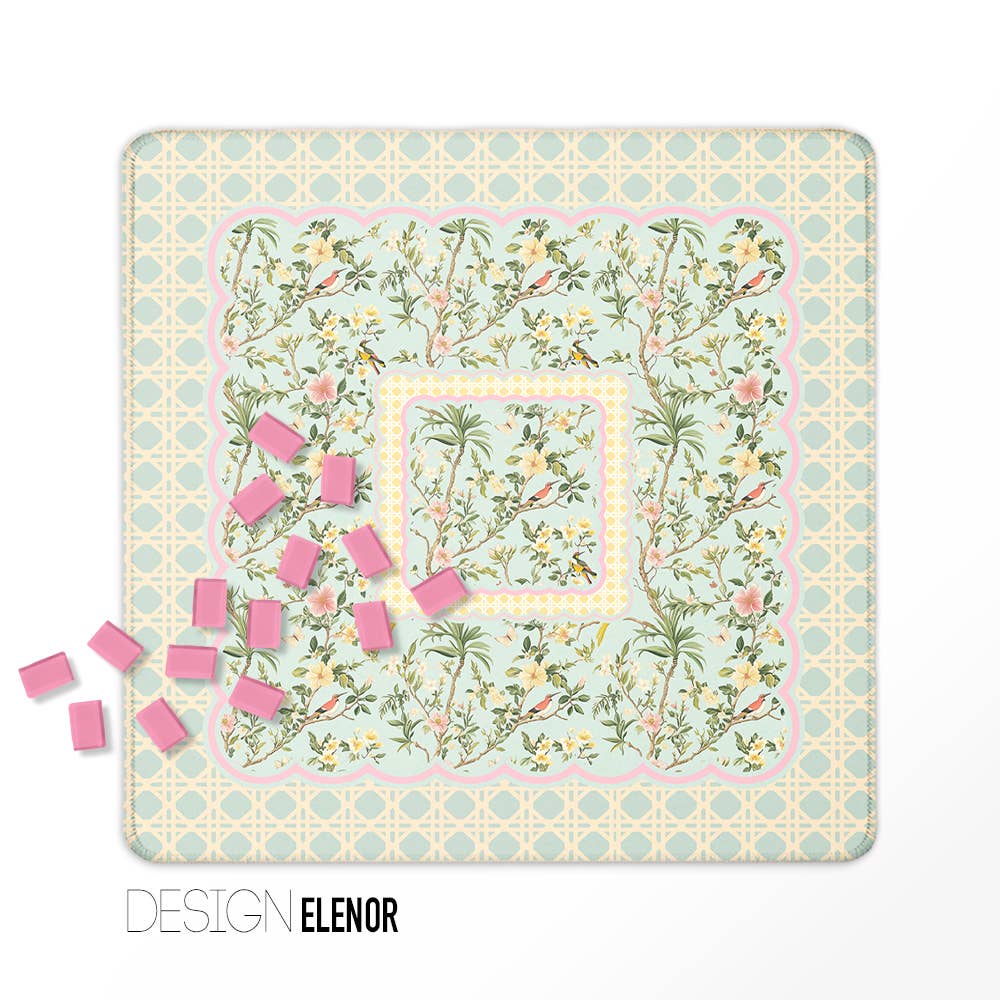 Mahjong Mat, Neoprene, Spring Collection