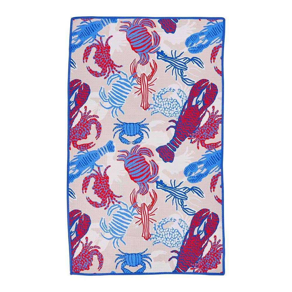 Sandy Claws Eco Kitchen Tea Towel