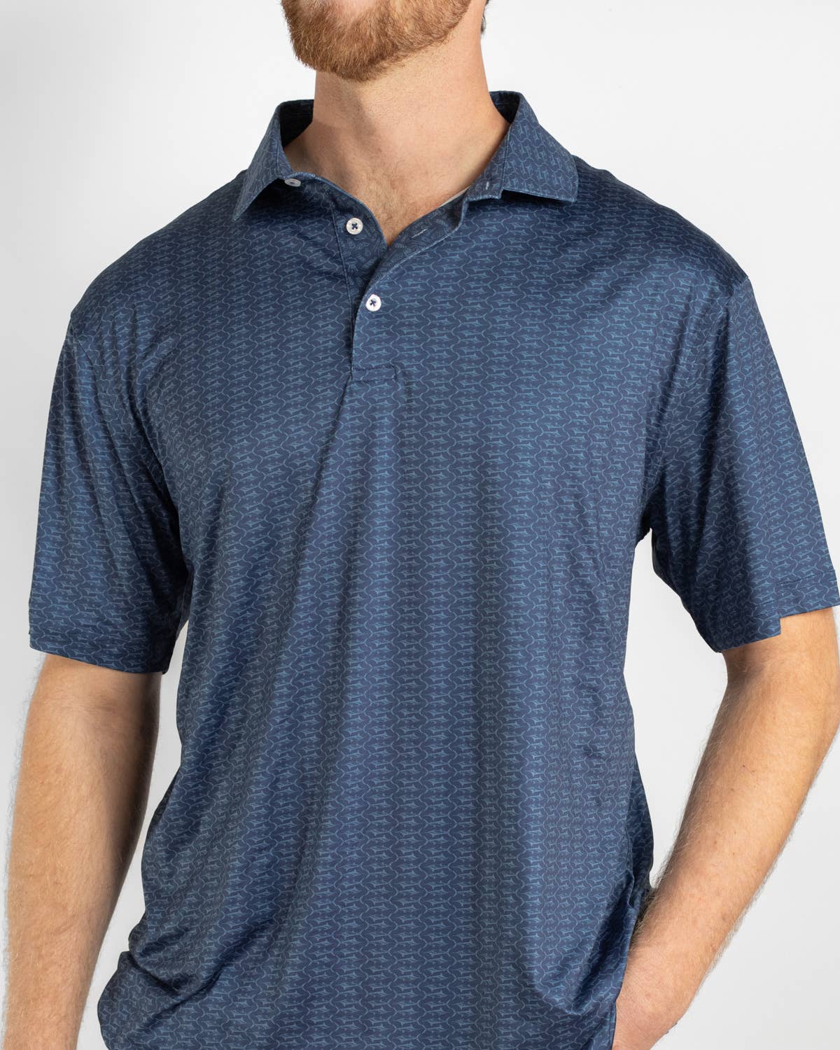 Men's Big Catch Performance Polo   Blue   -Asst.