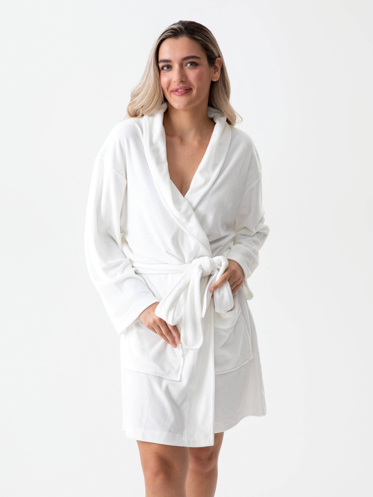 “Bride” Robe, White