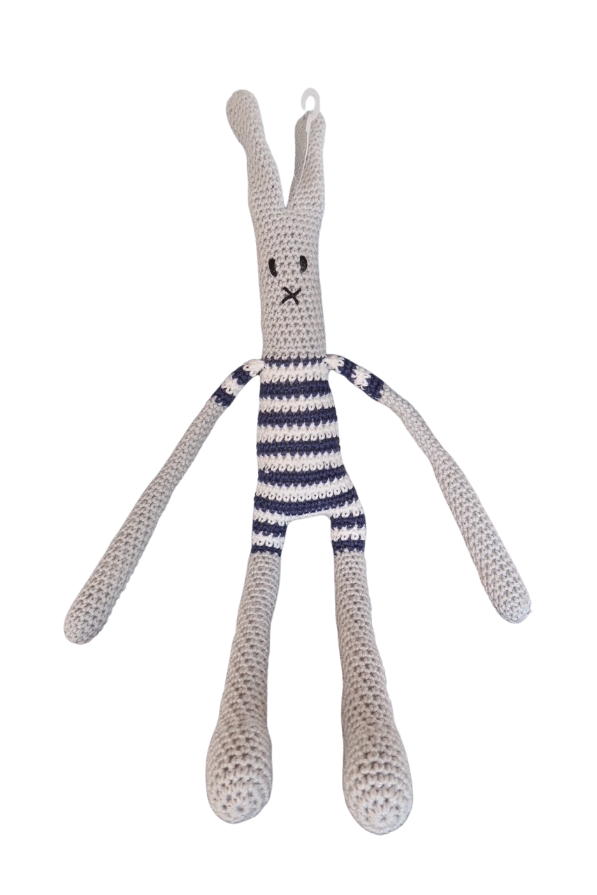 Knitted Bunny Plush Made in Hungary