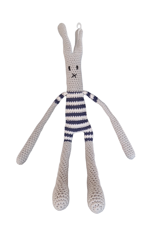 Knitted Bunny Plush Made in Hungary