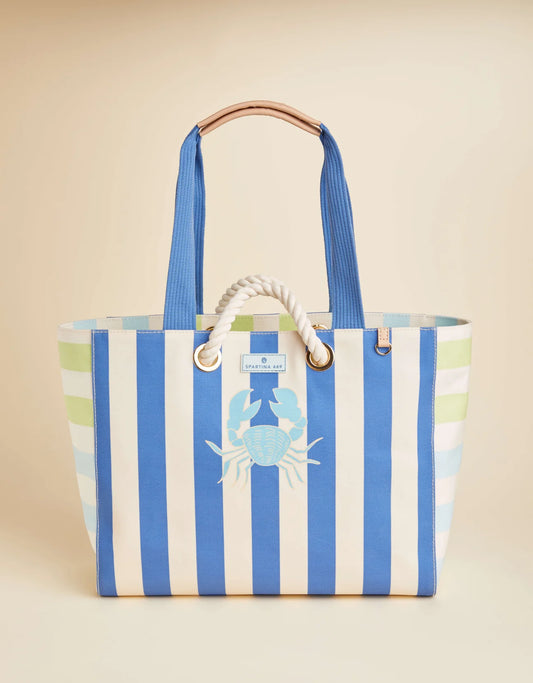 Beach Tote Overboard Stripe