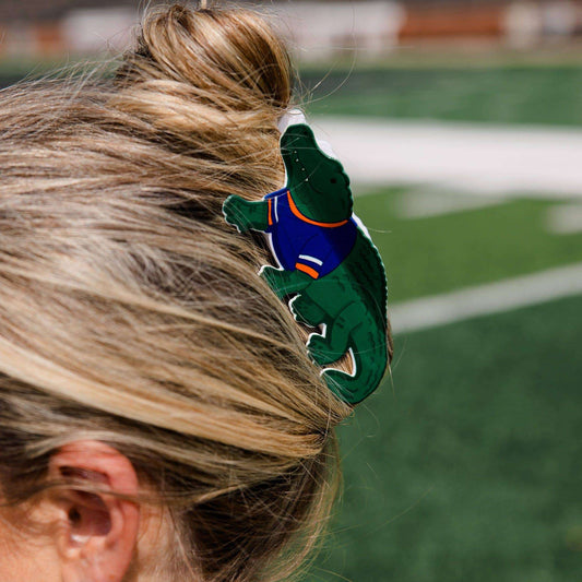 Gainesville Football Game Day Claw Hair Clip