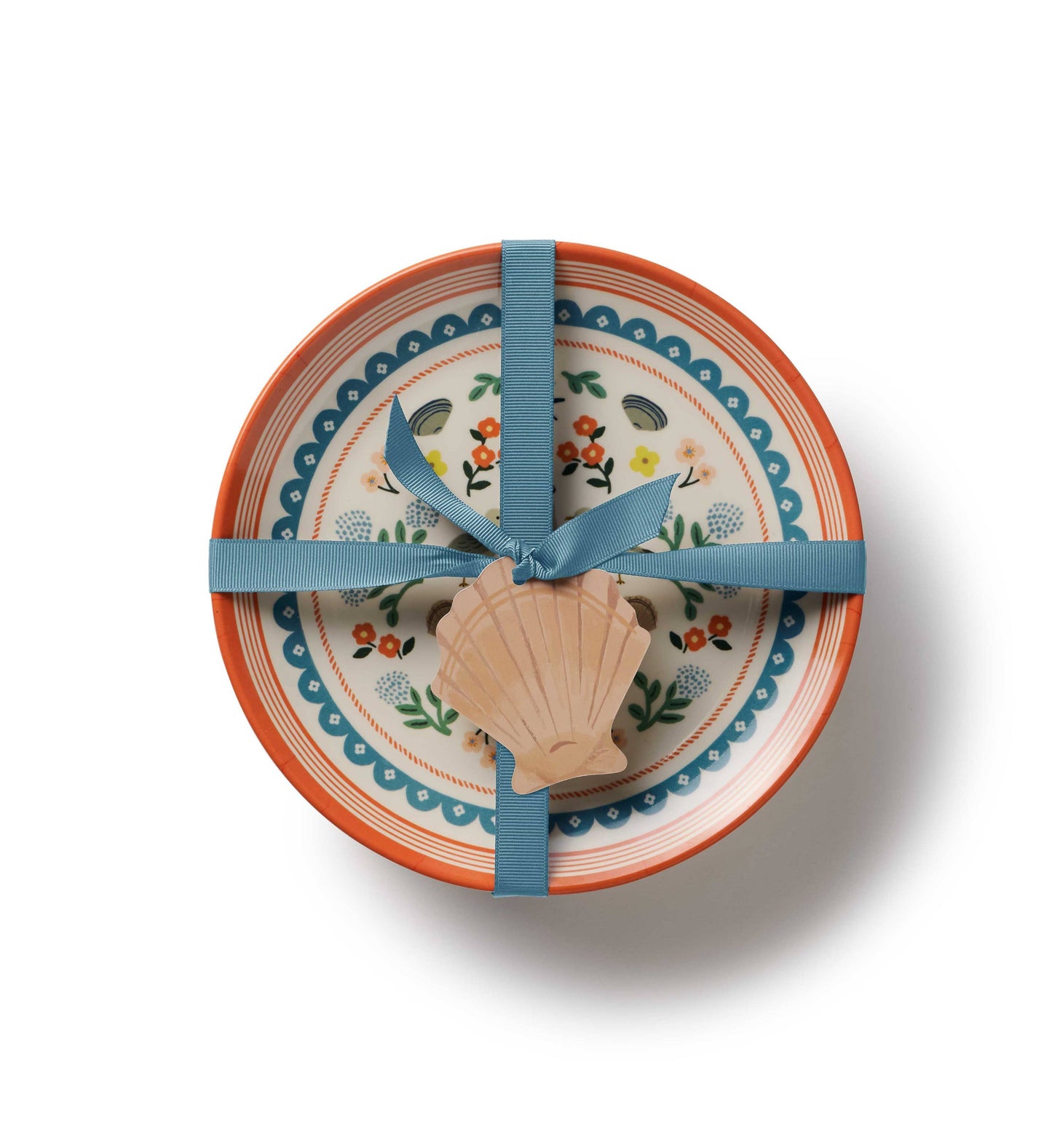 Seaside Melamine Dessert Plate Set