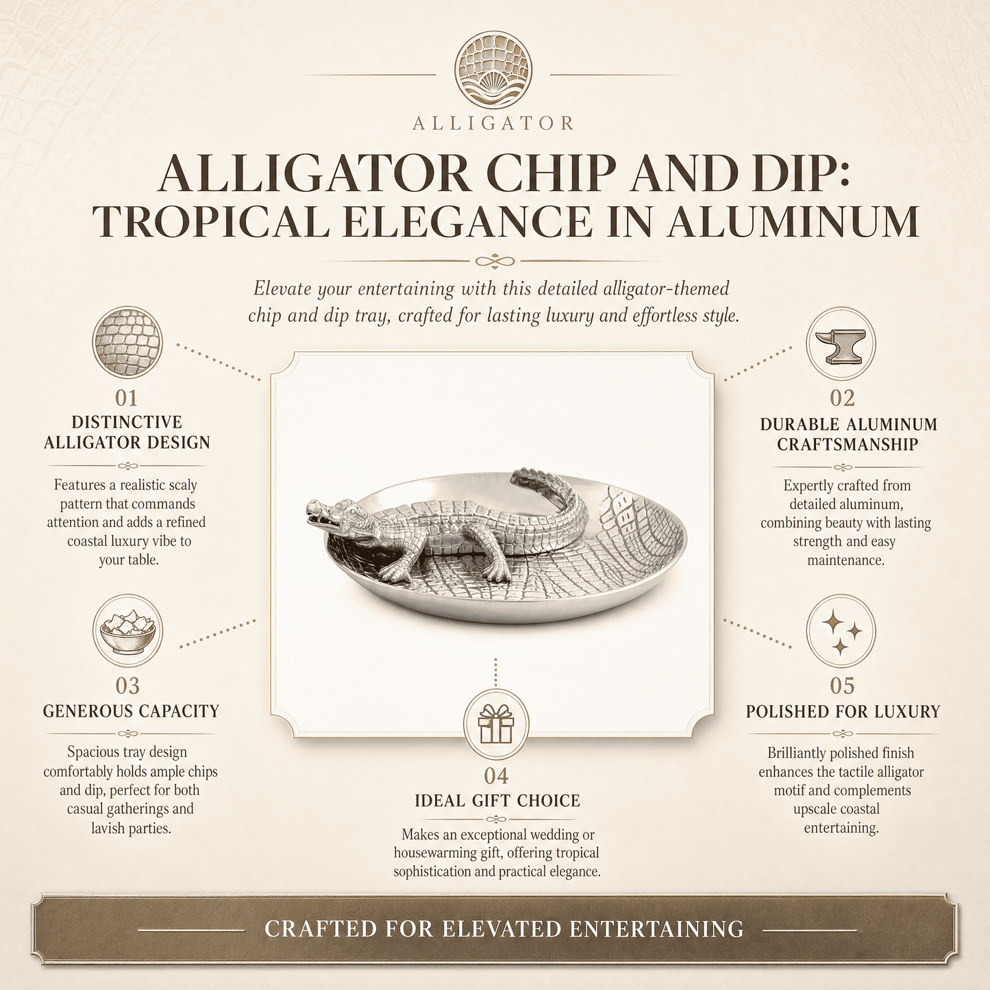 Alligator Chip and Dip