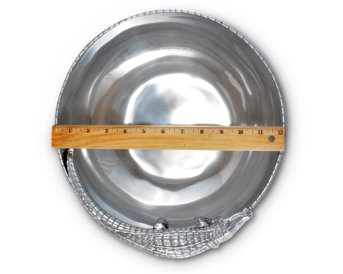 Alligator Figural 12 inch Bowl