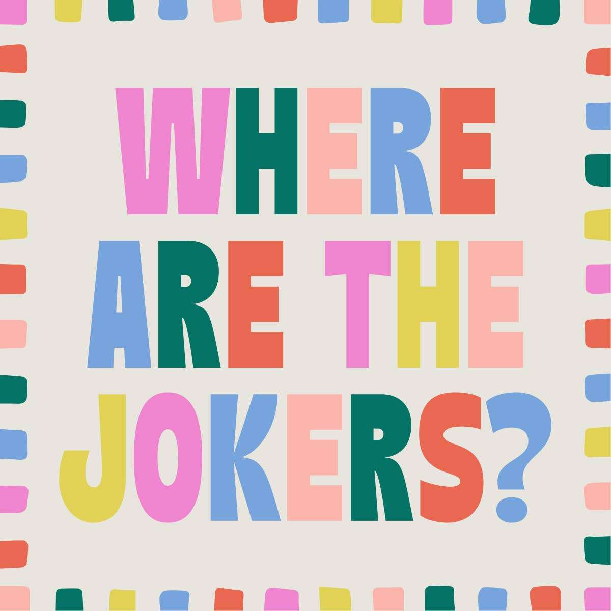 Mahjong Cocktail Funny Napkin | Jokers