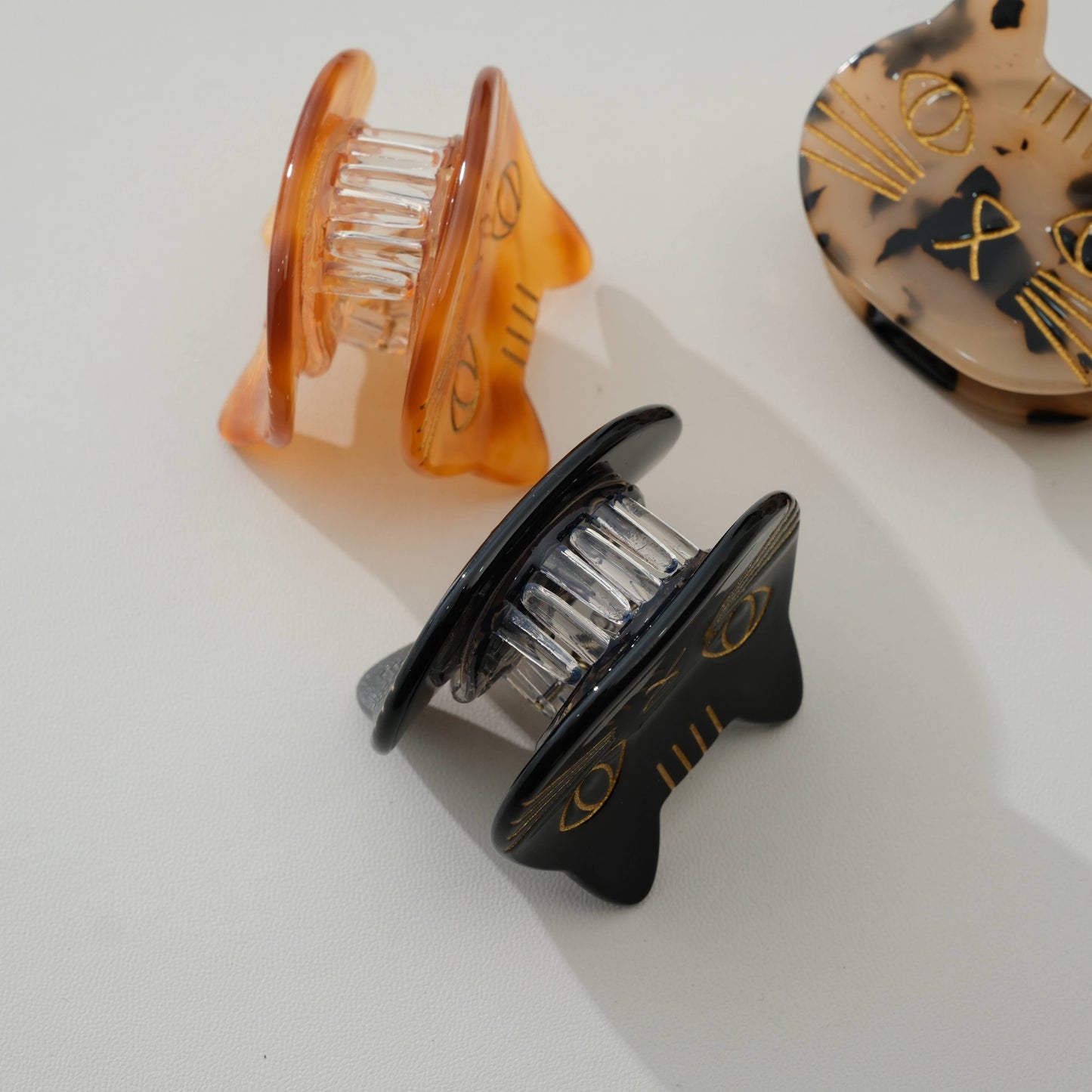 Ginger Cat Claw Clip - Medium