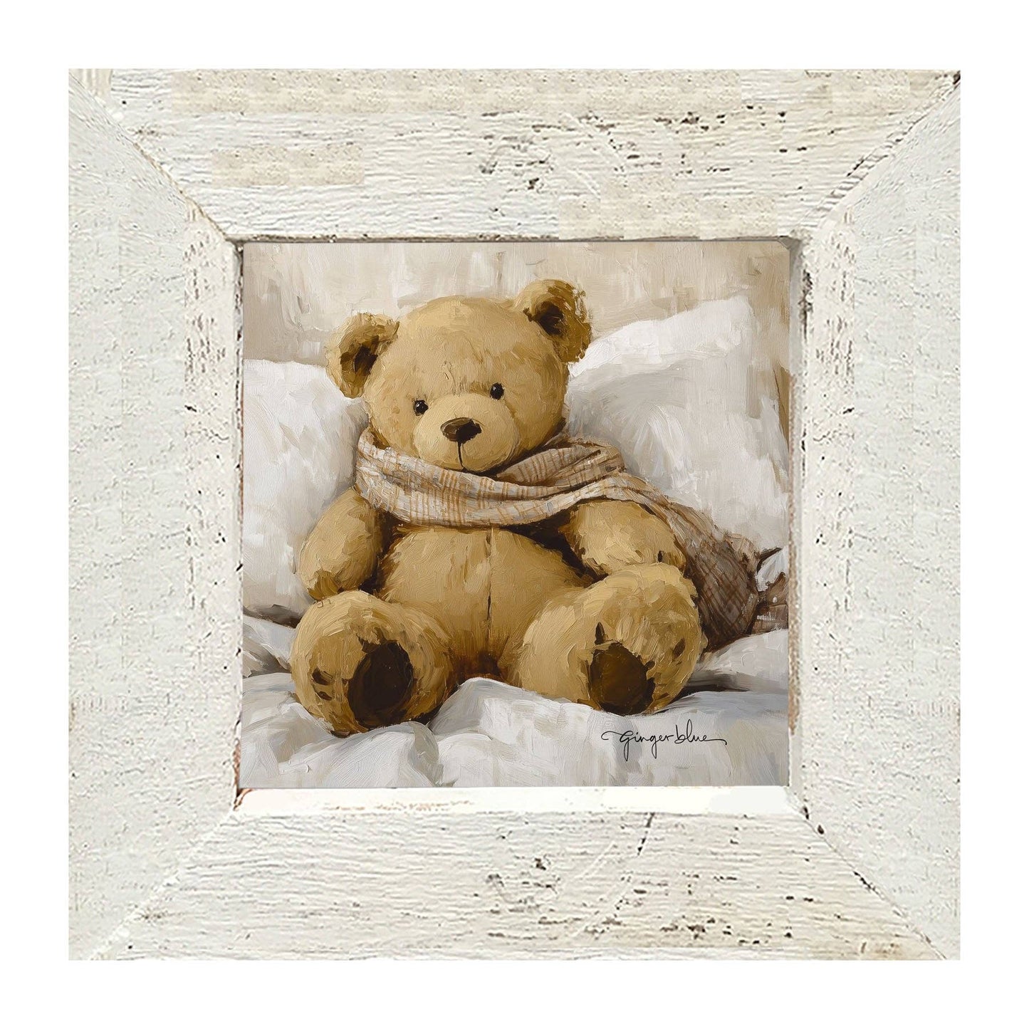 White Scarf Teddy Bear