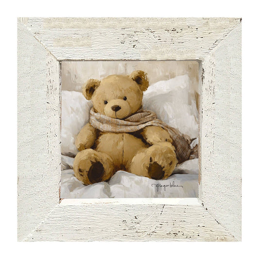 White Scarf Teddy Bear