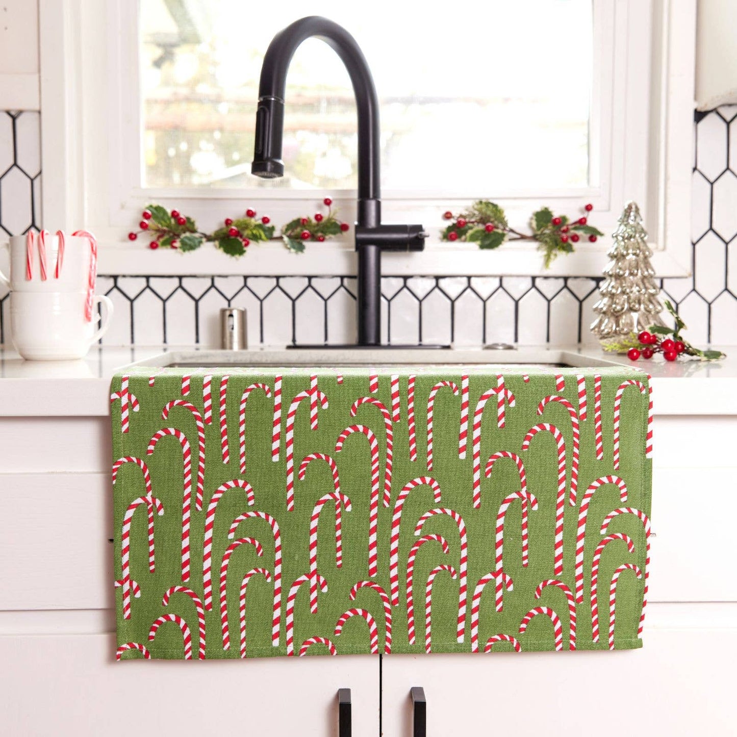 Scandi Ornaments Cotton Kitchen Towels (Set of 3)