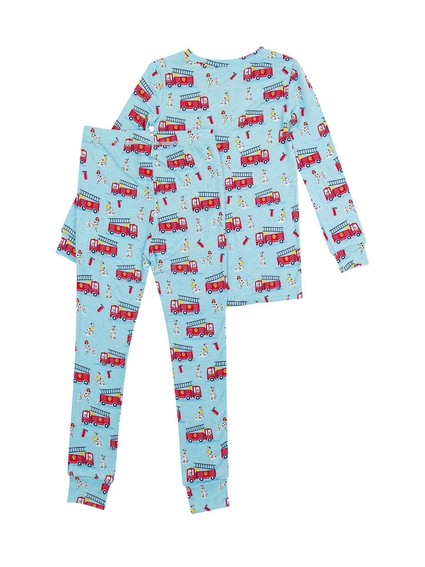 SoftSnooze™ Boys Bamboo Viscose Paws To The Rescue Long Sleeve Pajama Set