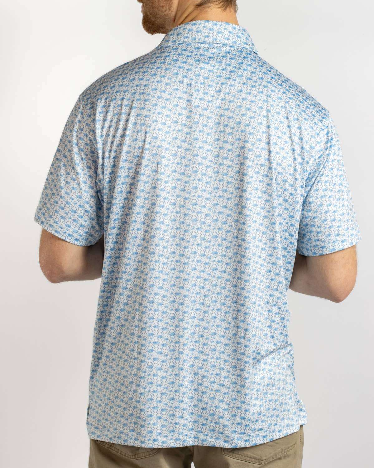 Men's Chesapeake Crab Performance Polo   Blue/White   -Asst.