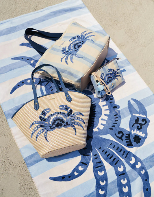 Carina Wristlet Blue Crab