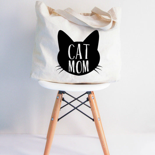Cat Mom Tote Bag